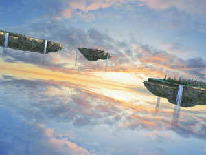 suspended island 3D Модель