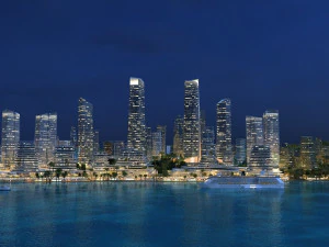 eiland stad 3D Model