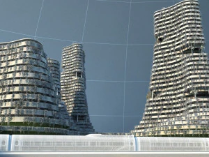 island building 3D Model