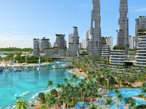 island hotel 3D Model