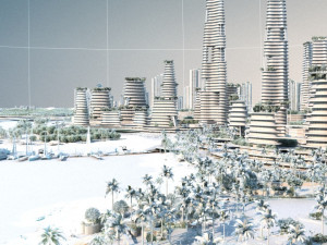island hotel Modèle 3D