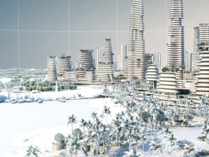 island hotel 3D Model