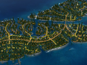 island building Modelo 3D