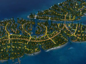 island building 3D Model