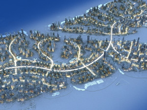 island building Modelo 3D
