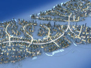 island building 3D Model