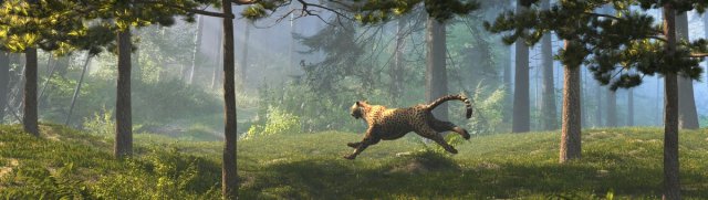 cheetah 3Dモデル .c4d .max .obj .3ds .fbx .stl .blend 