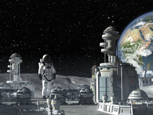 lunar base 3D Модель
