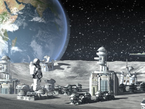 lunar base 3D Модель