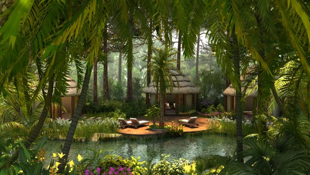 resort 3D 模型 .c4d .max .obj .3ds .fbx .stl .blend 