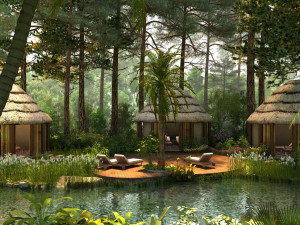 resort 3D 模型