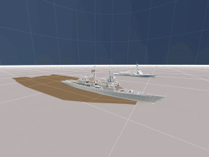 warship Modèle 3D