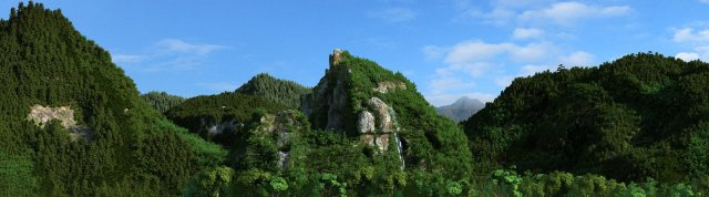 mountain 3D Model .c4d .max .obj .3ds .fbx .stl .blend 