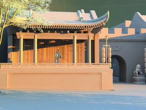 stage 3D Model