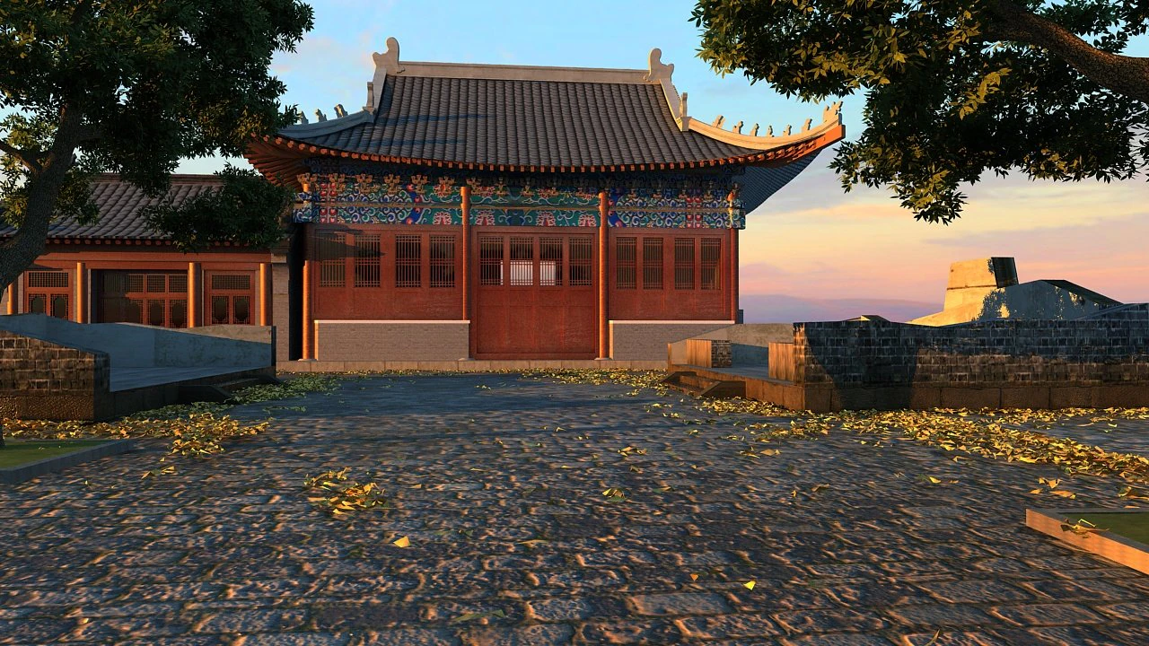 temple 3D Model .c4d .max .obj .3ds .fbx .stl .blend