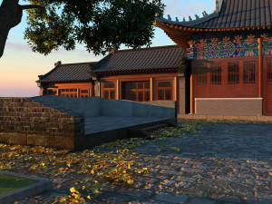 temple Model 3D