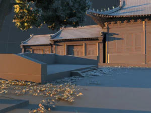 temple 3D Model