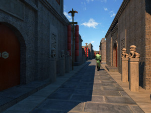 ancient building Model 3D