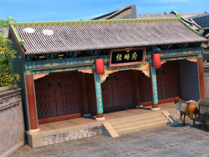 ancient building 3D 模型
