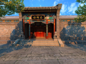 ancient building Model 3D
