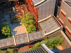 ancient building 3D 모델