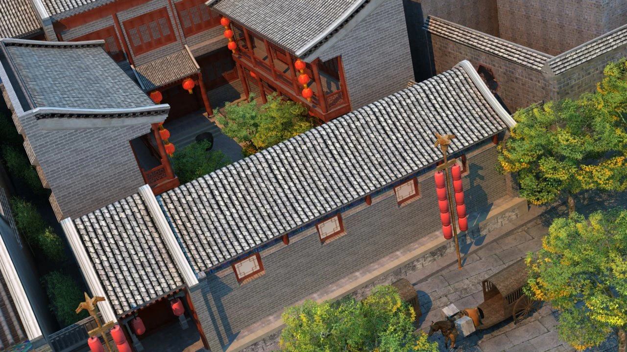ancient building 3D Model .c4d .max .obj .3ds .fbx .stl .blend 