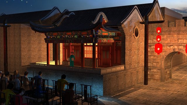 ancient building Modelo 3D .c4d .max .obj .3ds .fbx .stl .blend 