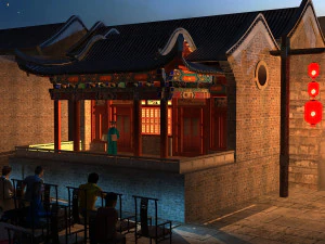 edif&iacute;cio antigo Modelo 3D