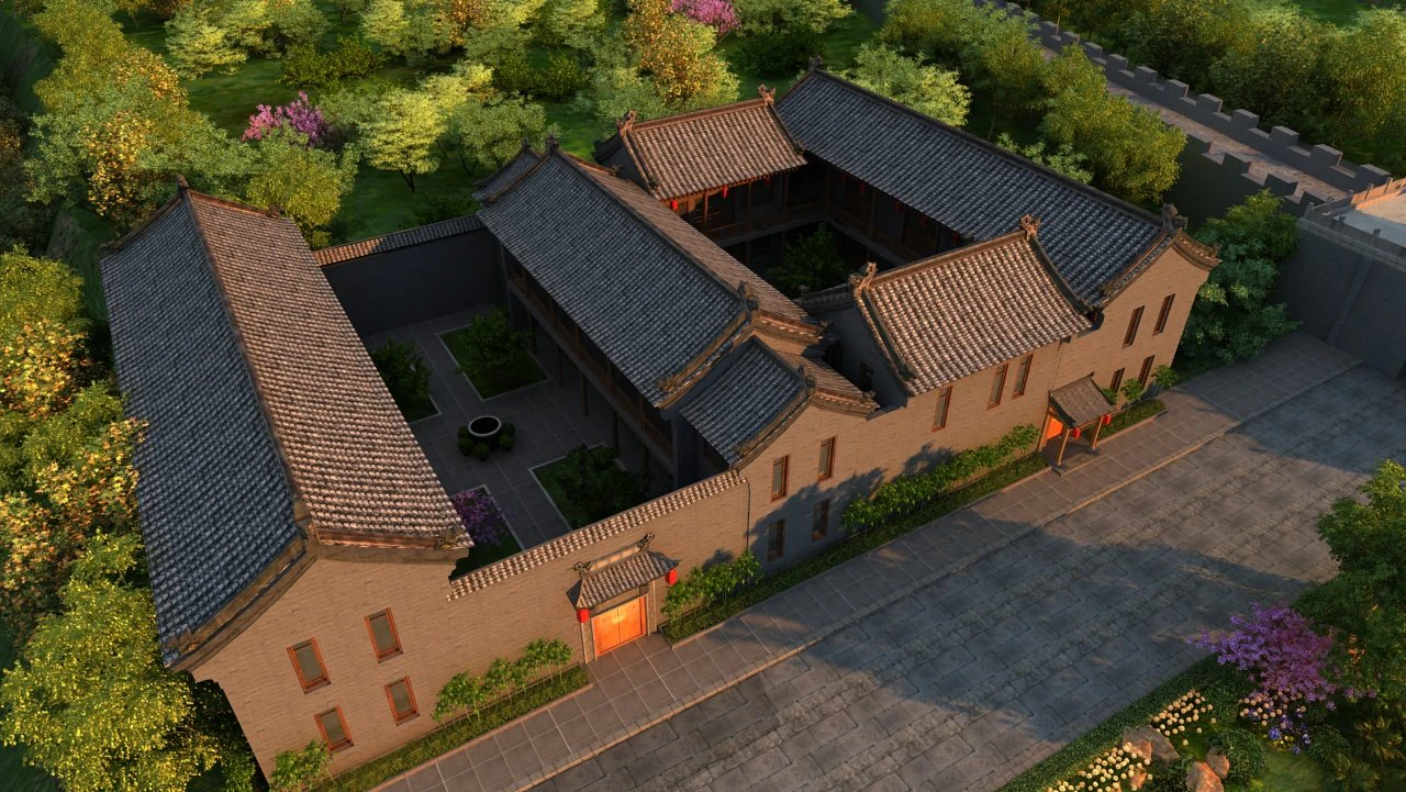 ancient building 3D Model .c4d .max .obj .3ds .fbx .stl .blend