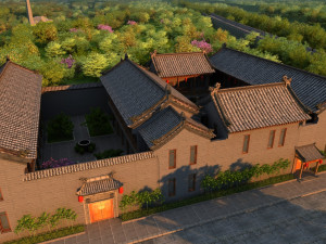 ancient building 3D 模型