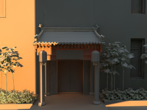 ancient building 3Dモデル