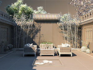 villa 3D Model