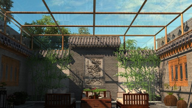 villa Model 3D .c4d .max .obj .3ds .fbx .stl .blend