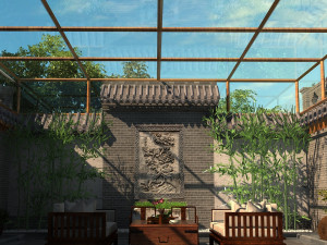 villa Modelo 3D