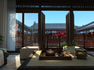 ancient building Model 3D