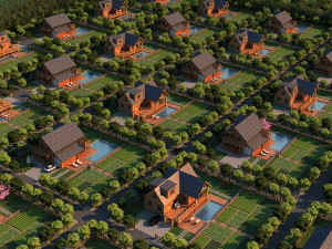 villa 3D Model