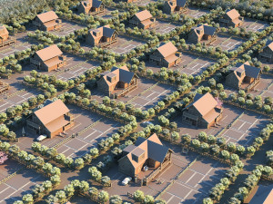 villa 3D Model