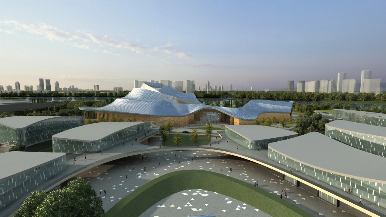 shanghai opera house 3D Model .c4d .max .obj .3ds .fbx .stl .blend 
