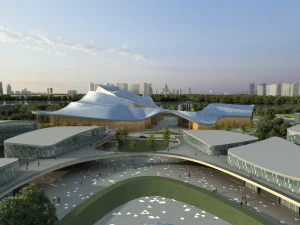 上海オペラハウス 3Dモデル