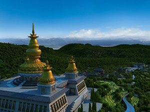 stupa 3D-Modell