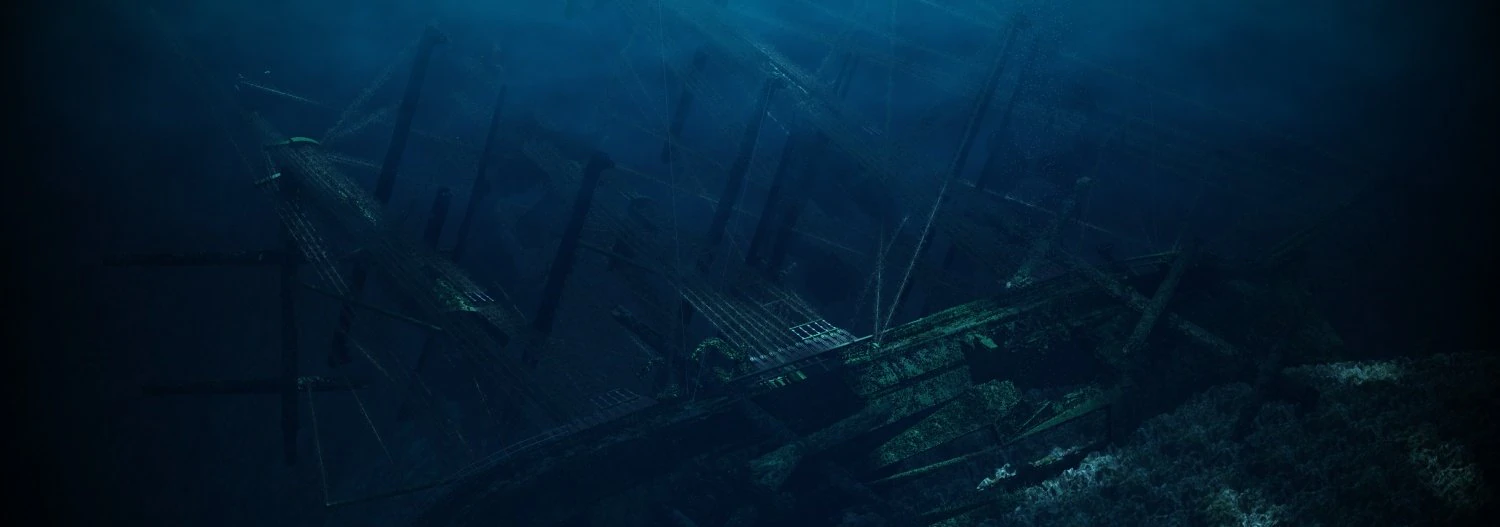 undersea shipwreck 3D Model .c4d .max .obj .3ds .fbx .stl .blend 