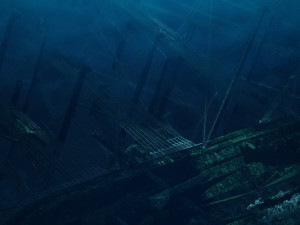 undersea shipwreck 3D Model