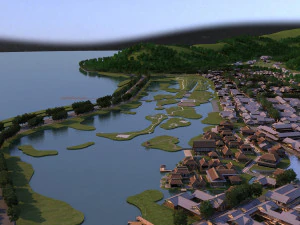 piccola città Modello 3D