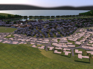 small town Modèle 3D
