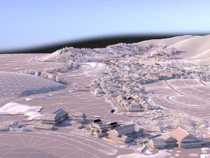 small town 3D Model