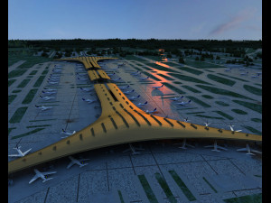capital airport Modelo 3D