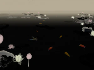 inkt animatie 3D Model