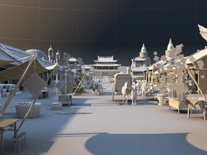 ancient city 3D Model