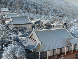 temple Model 3D