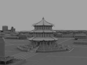 hanshan temple 3D Model
